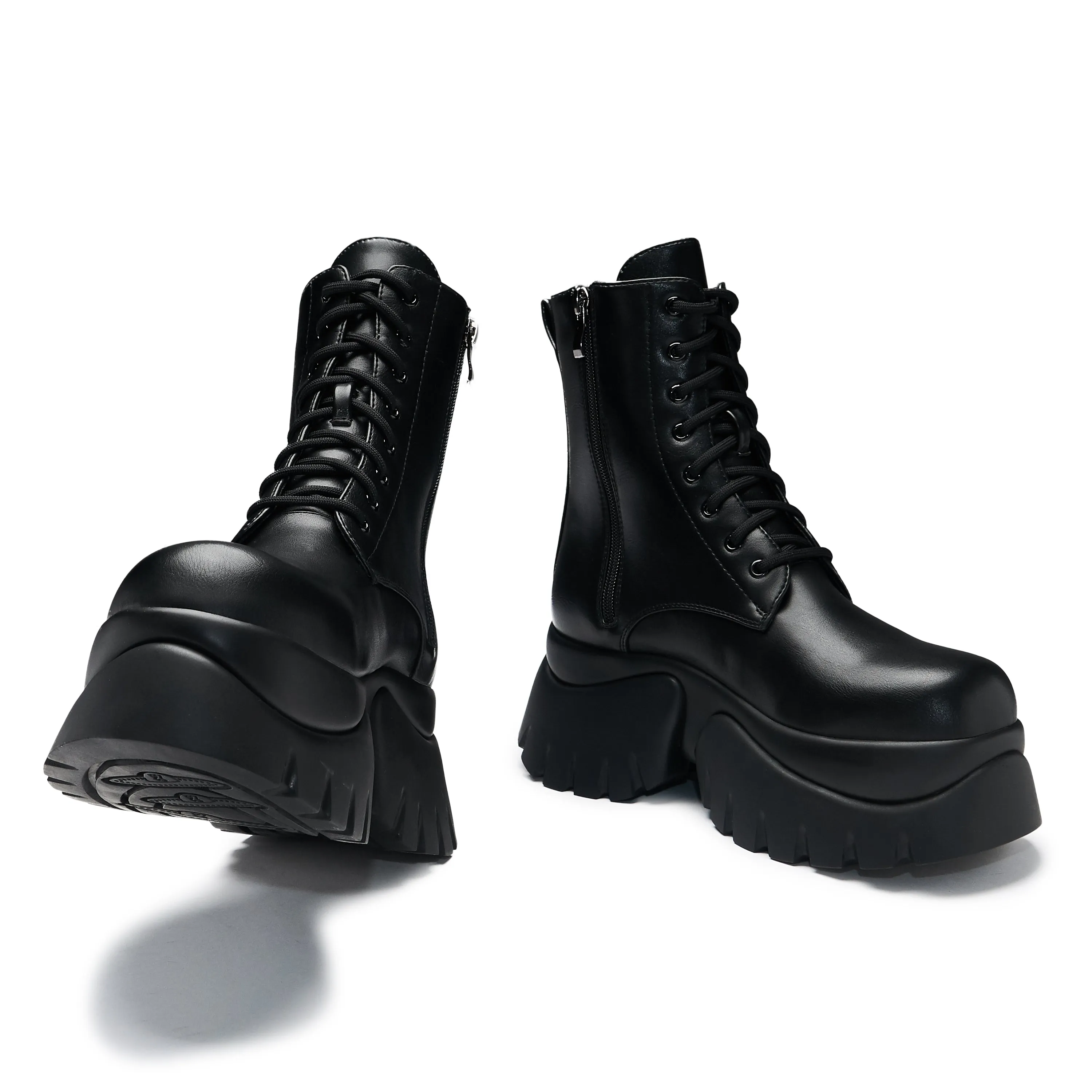 Rancor Men's Vilun Black Lace Up Boots