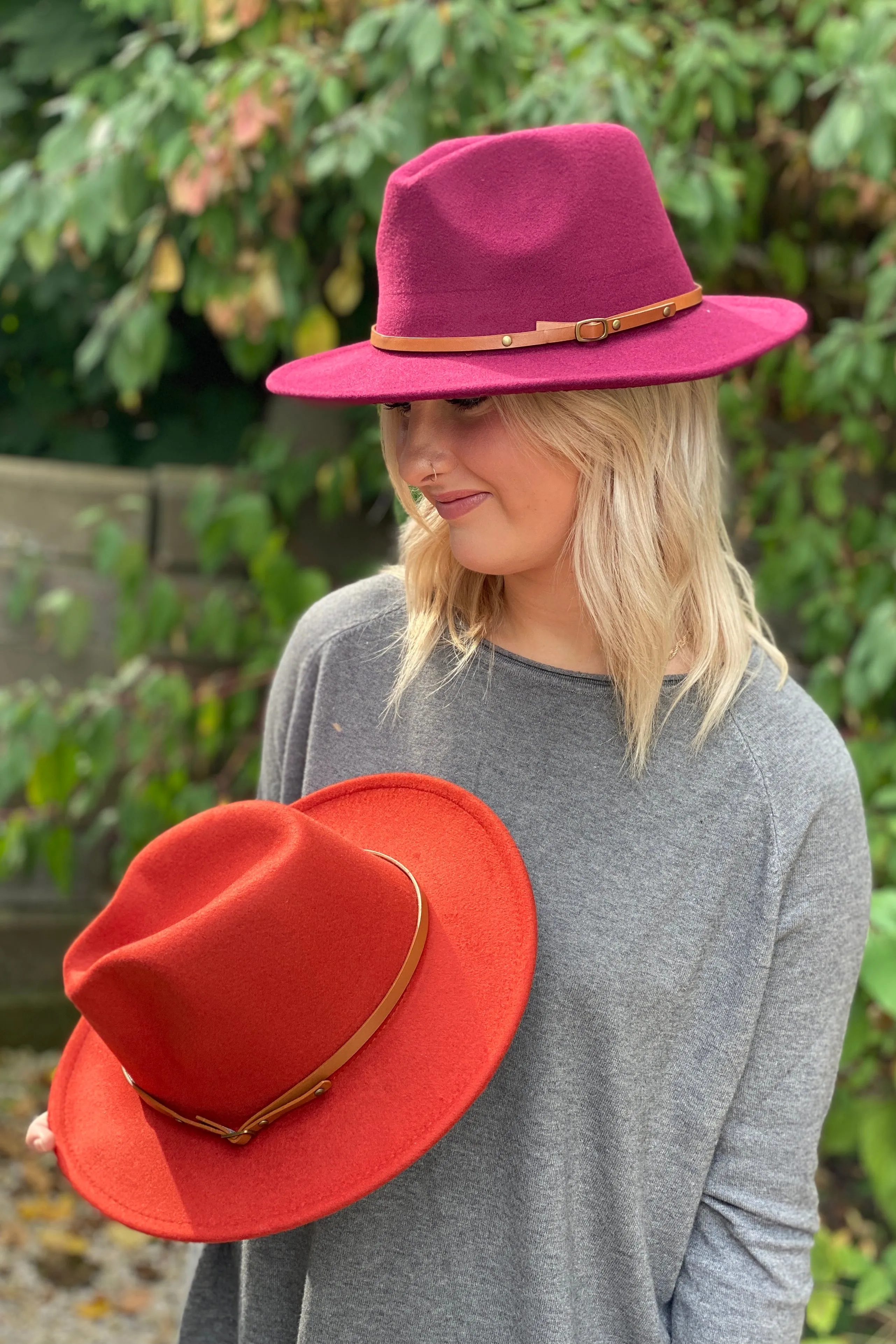 Retro Flat Brim Hat