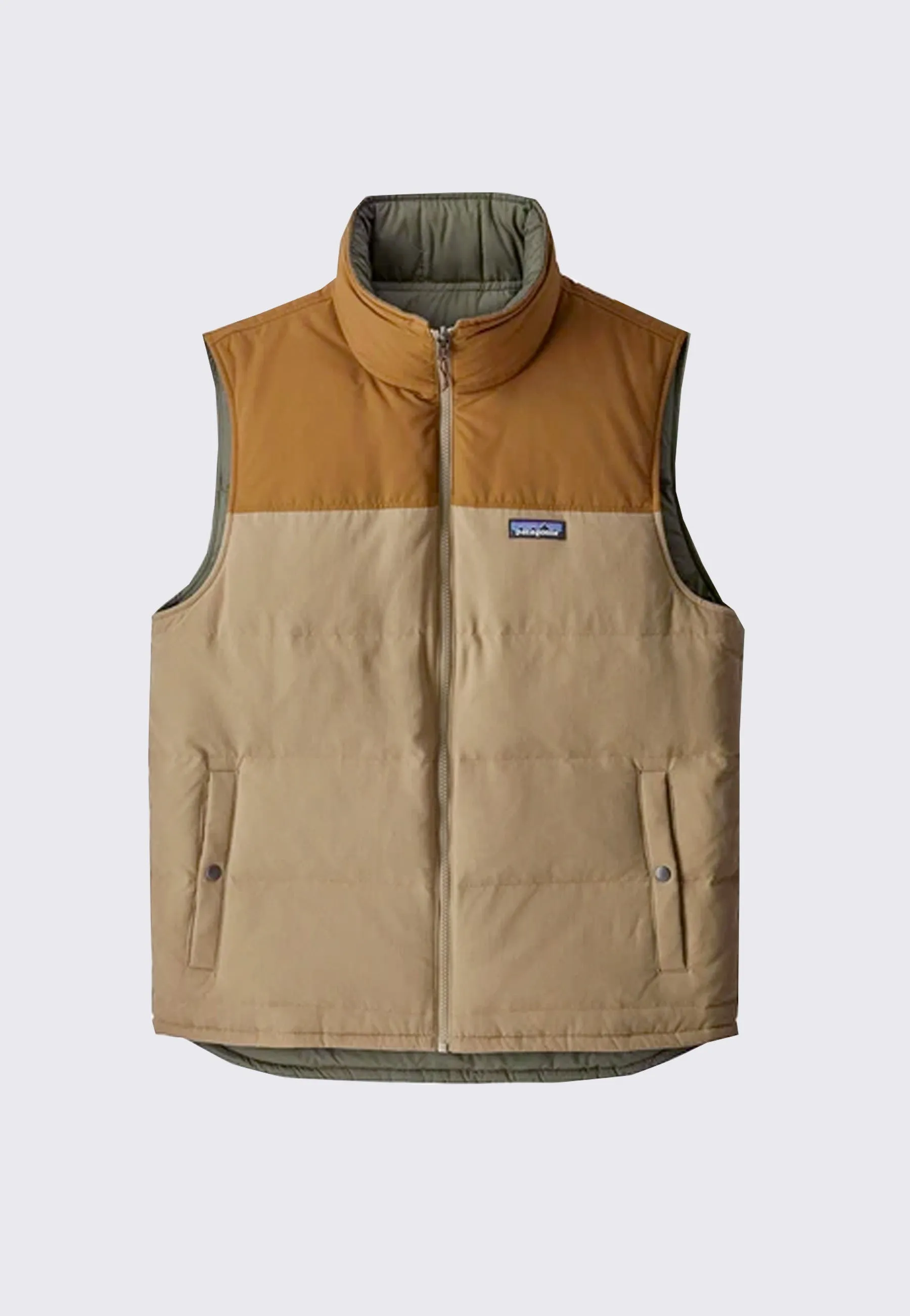 Reversible Bivy Down Vest - mojave khaki