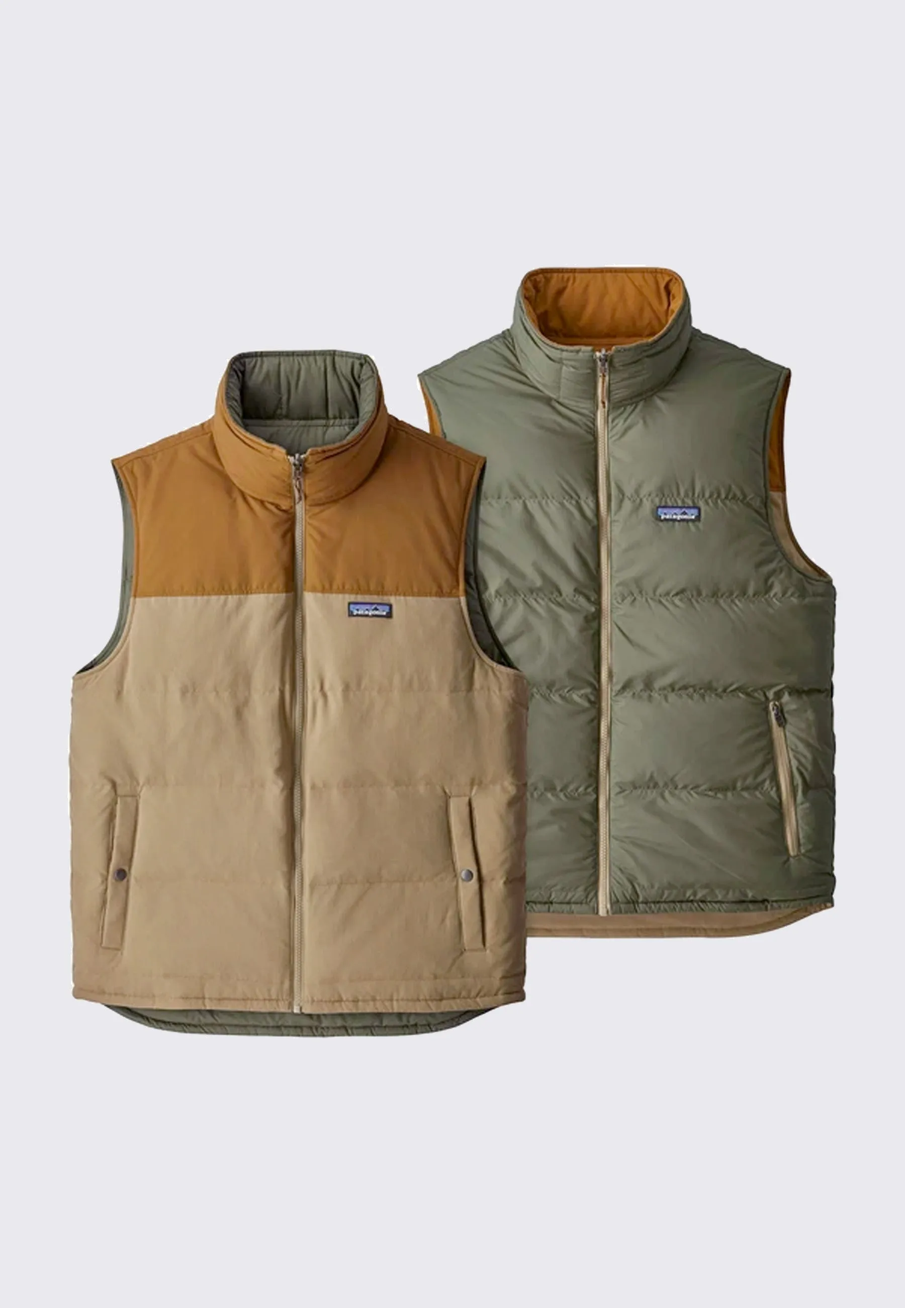 Reversible Bivy Down Vest - mojave khaki