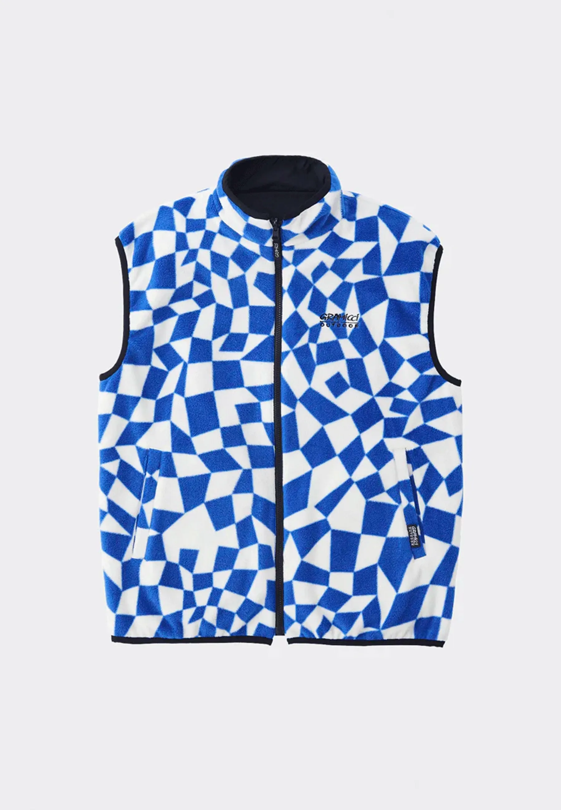 Reversible Vest - Blue Check