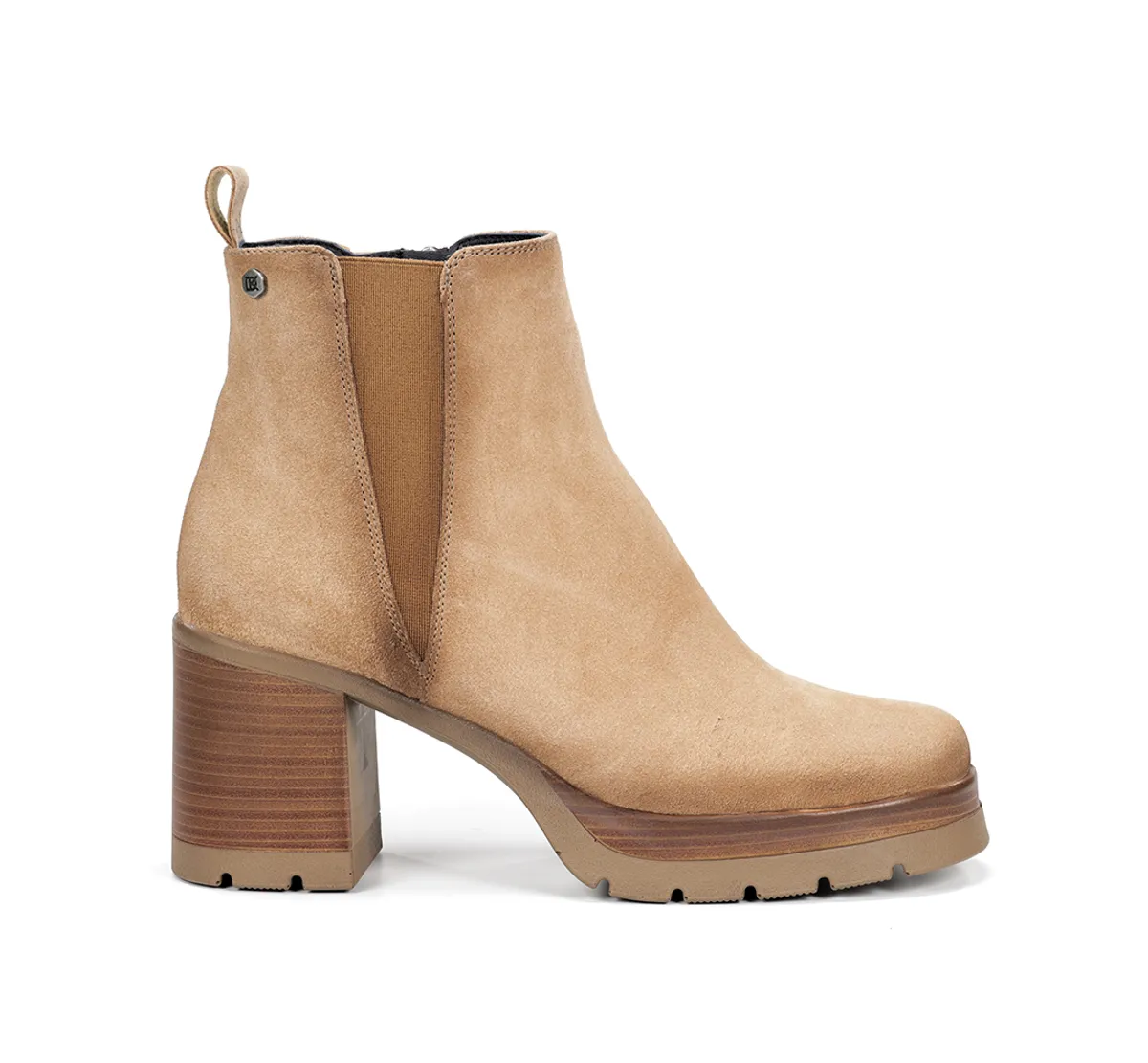SAFE D9414 Taupe Ankle Boot