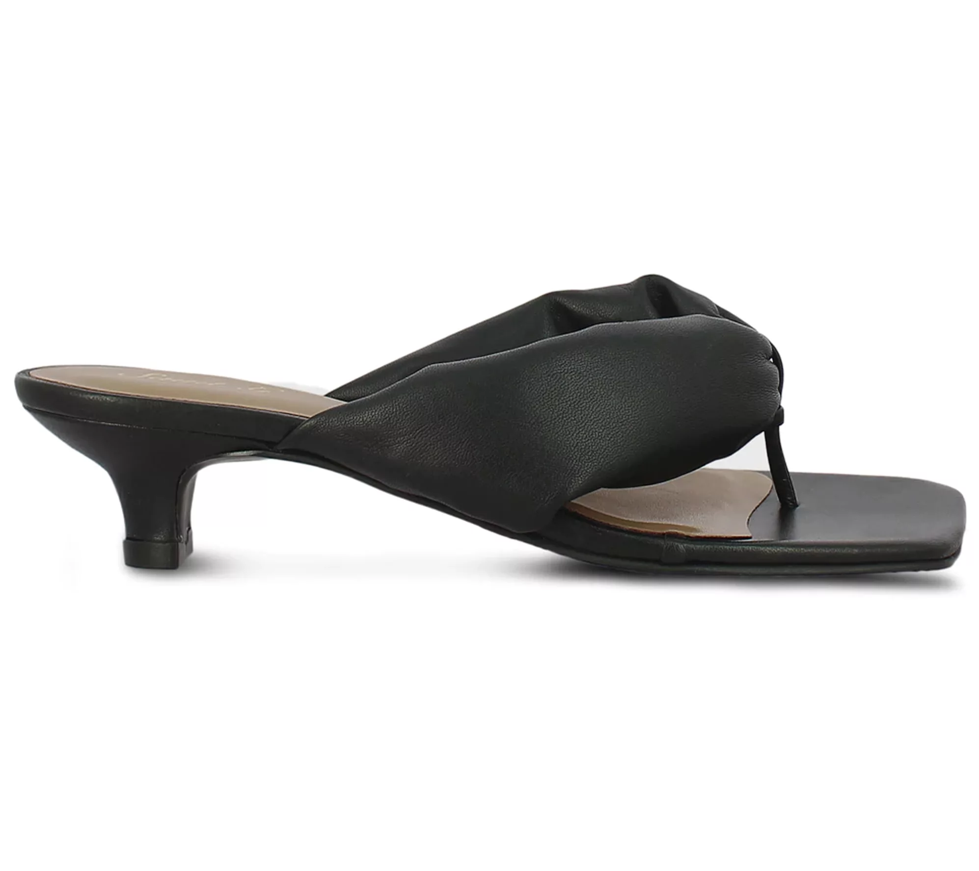 Saint G Leather Slip-on Sandals - Amorina