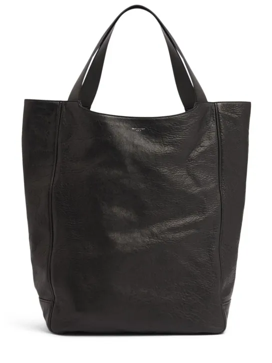 Saint Laurent   Maxi Saint Laurent leather tote bag 