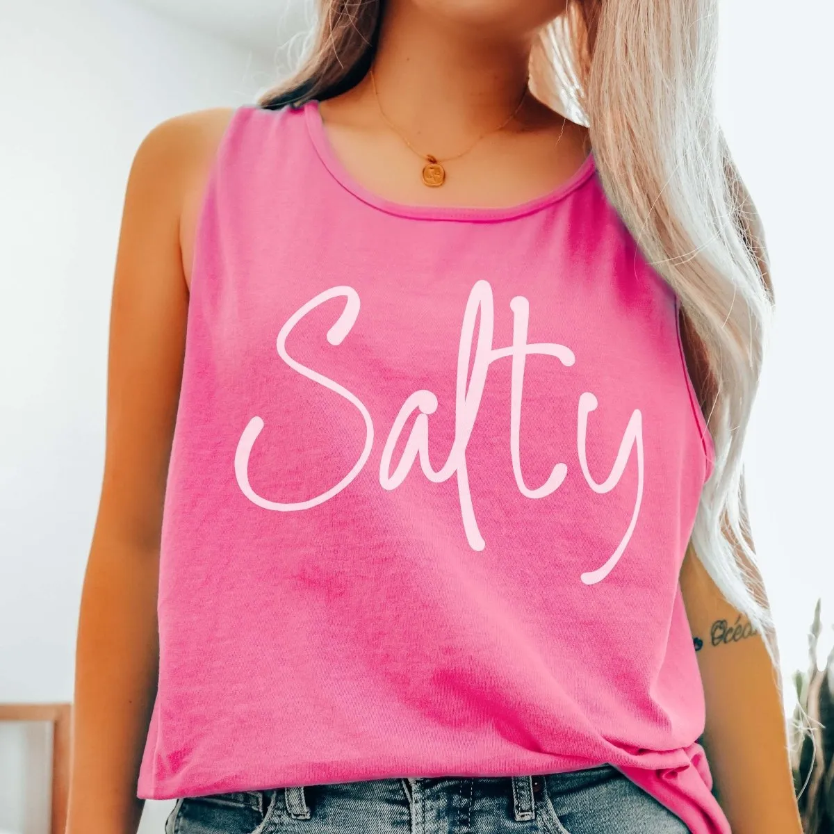 Salty Comfort Color Tank