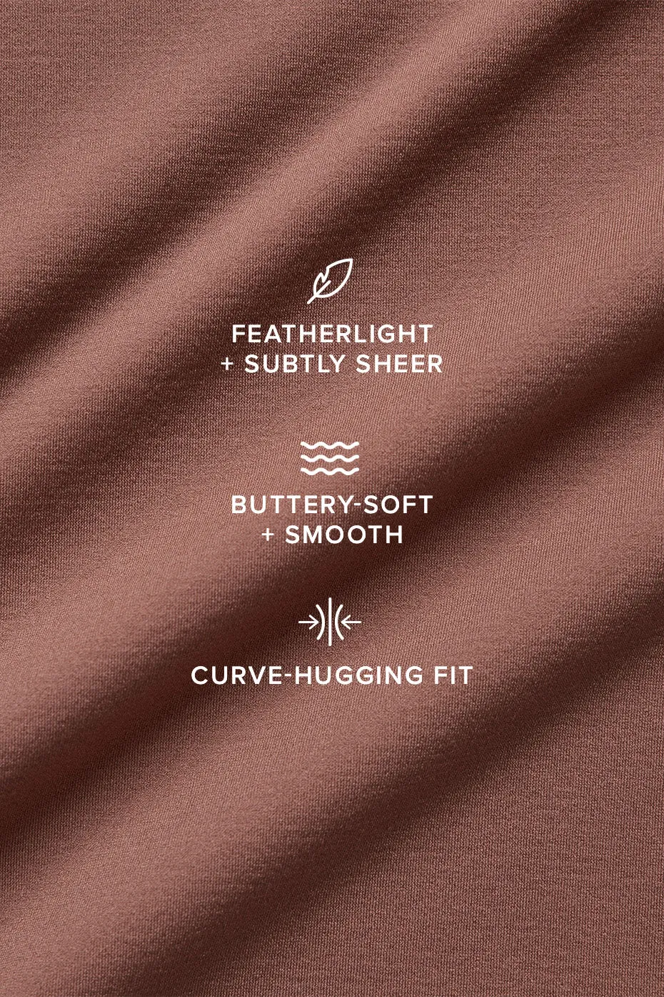 Sheer Glow Tank - Chestnut