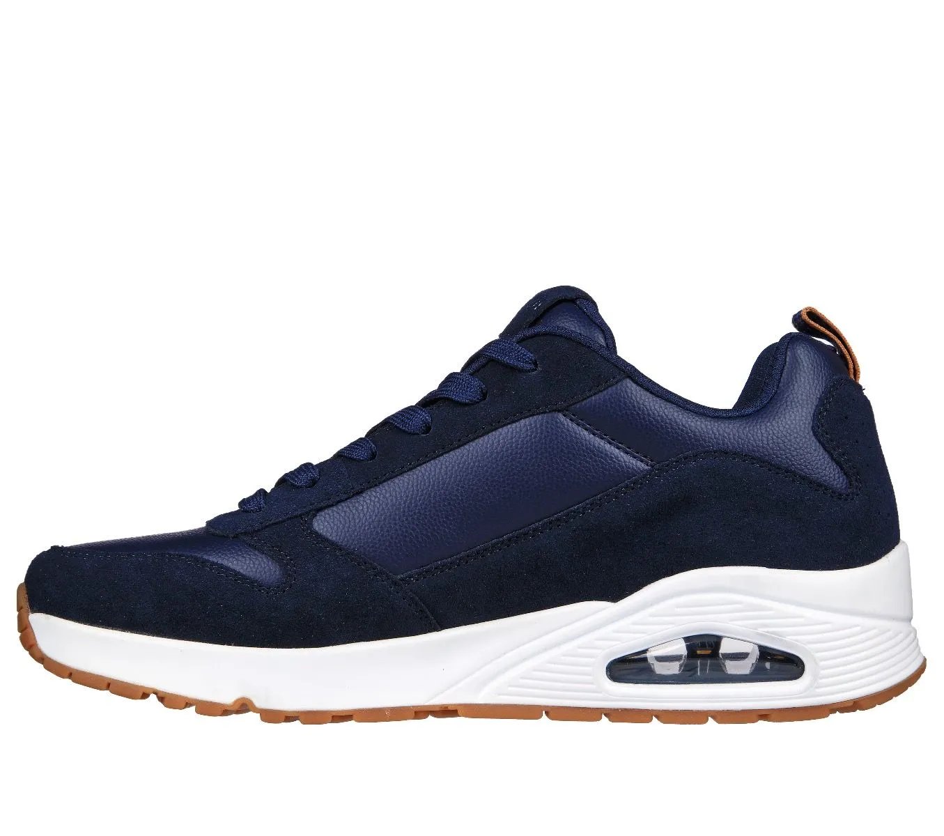 Skechers Uno Stacre Trainers Navy Leather