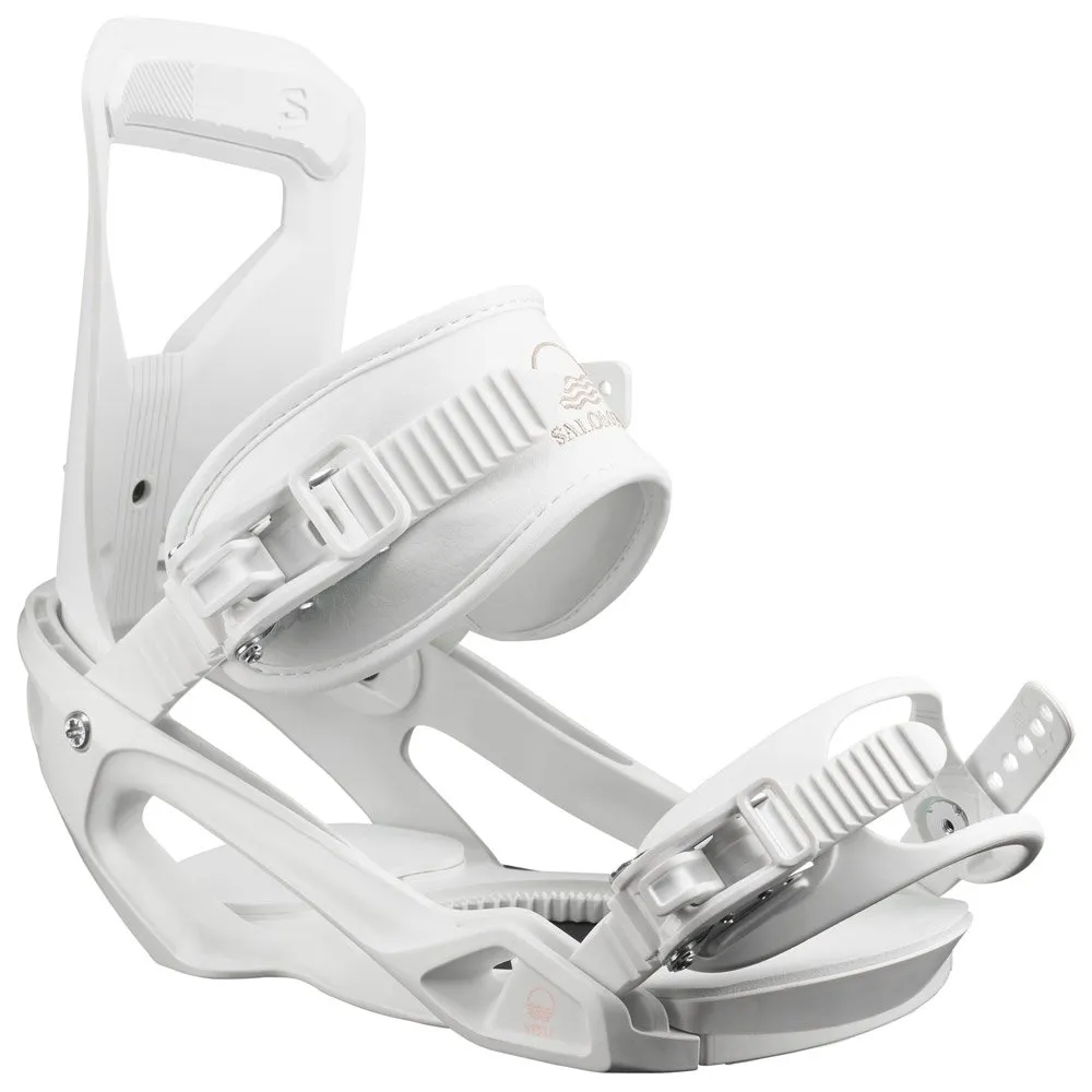 Snowboard binding Salomon ---Spell White