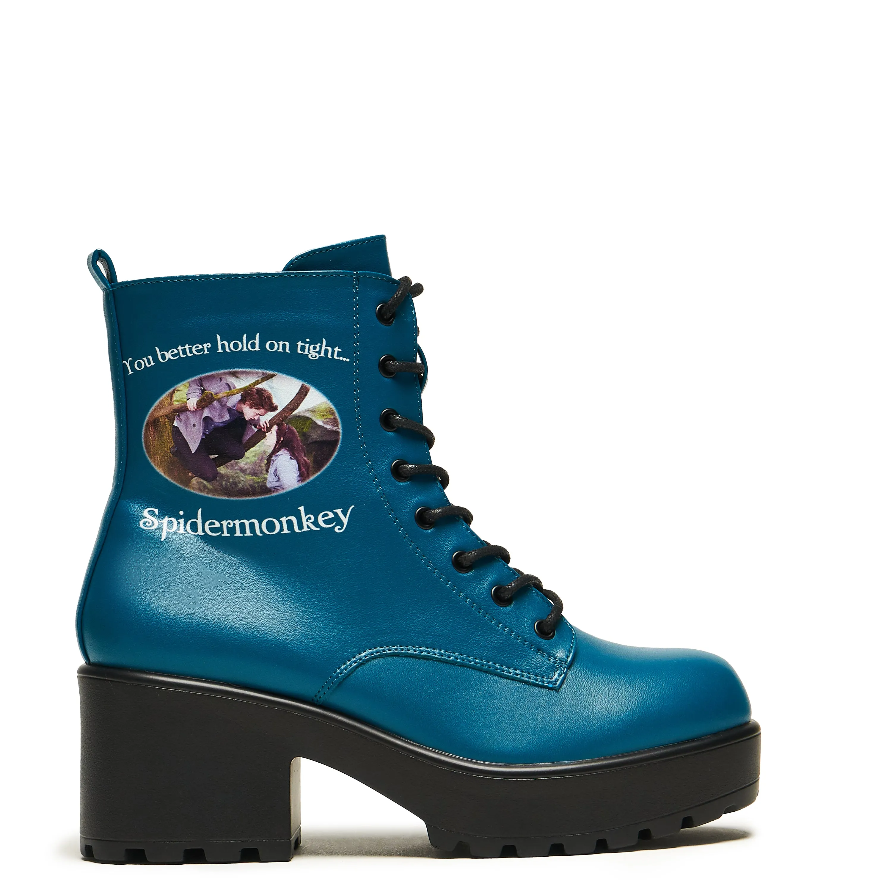 Spidermonkey Military Teal Boots