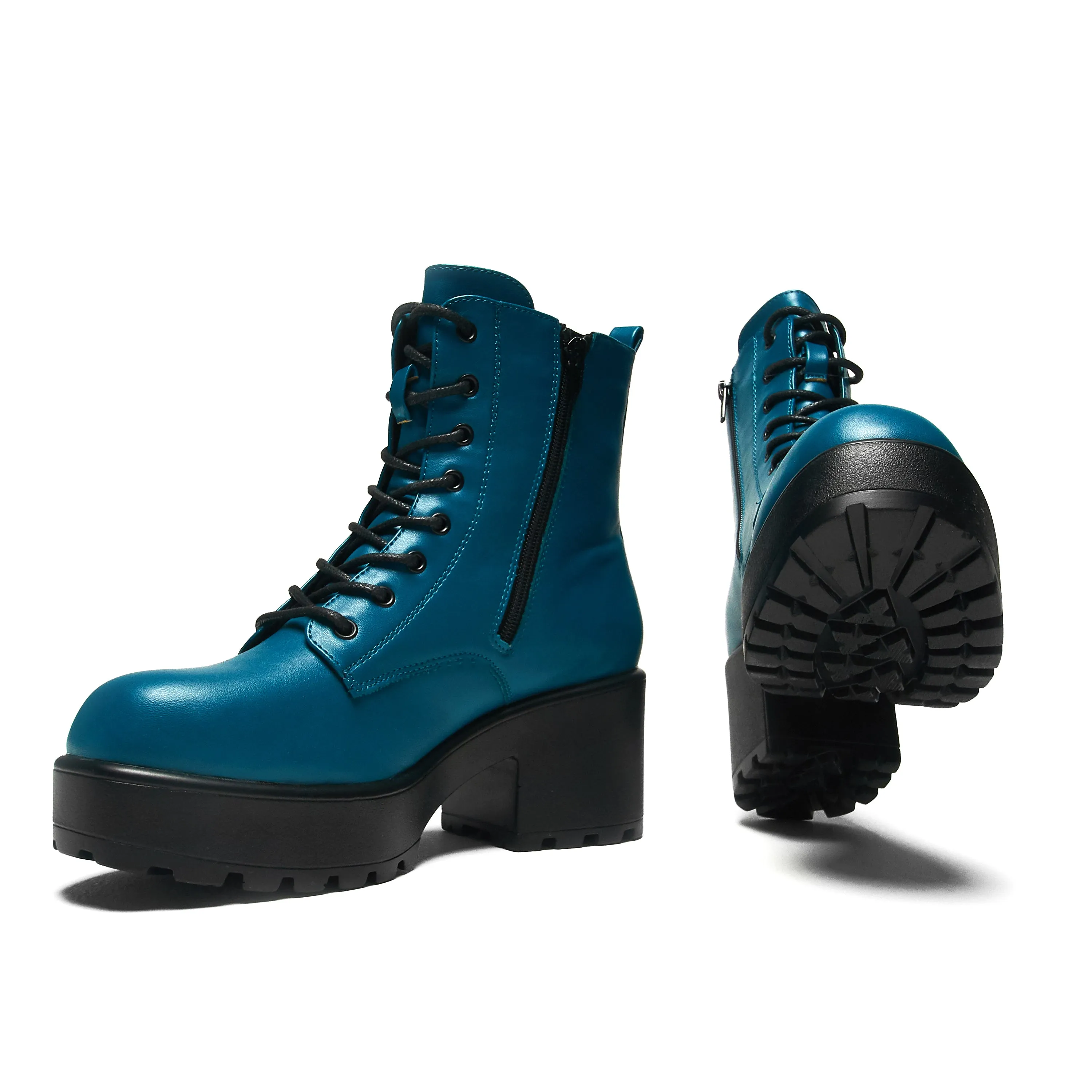 Spidermonkey Military Teal Boots