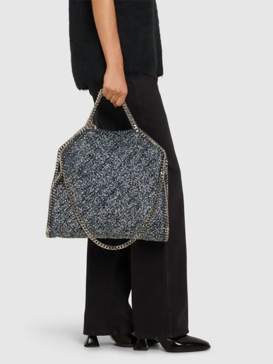 Stella McCartney   Falabella eco denim tweed tote bag 