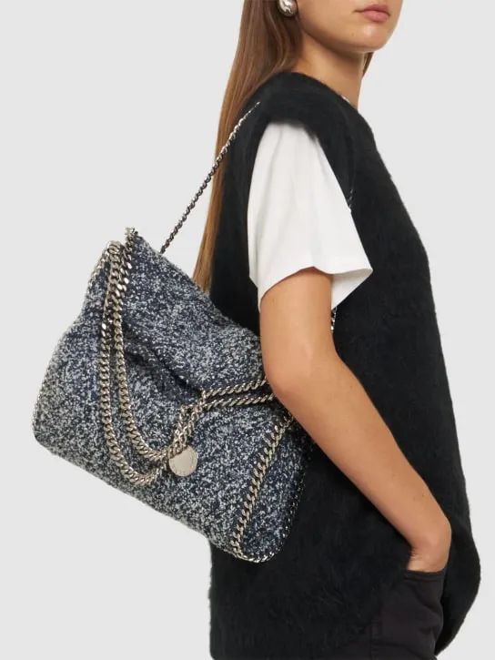 Stella McCartney   Falabella eco denim tweed tote bag 