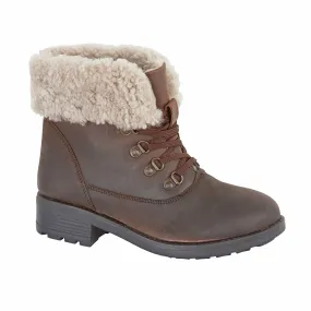 STOWE Womens Leather Sheepskin Boots