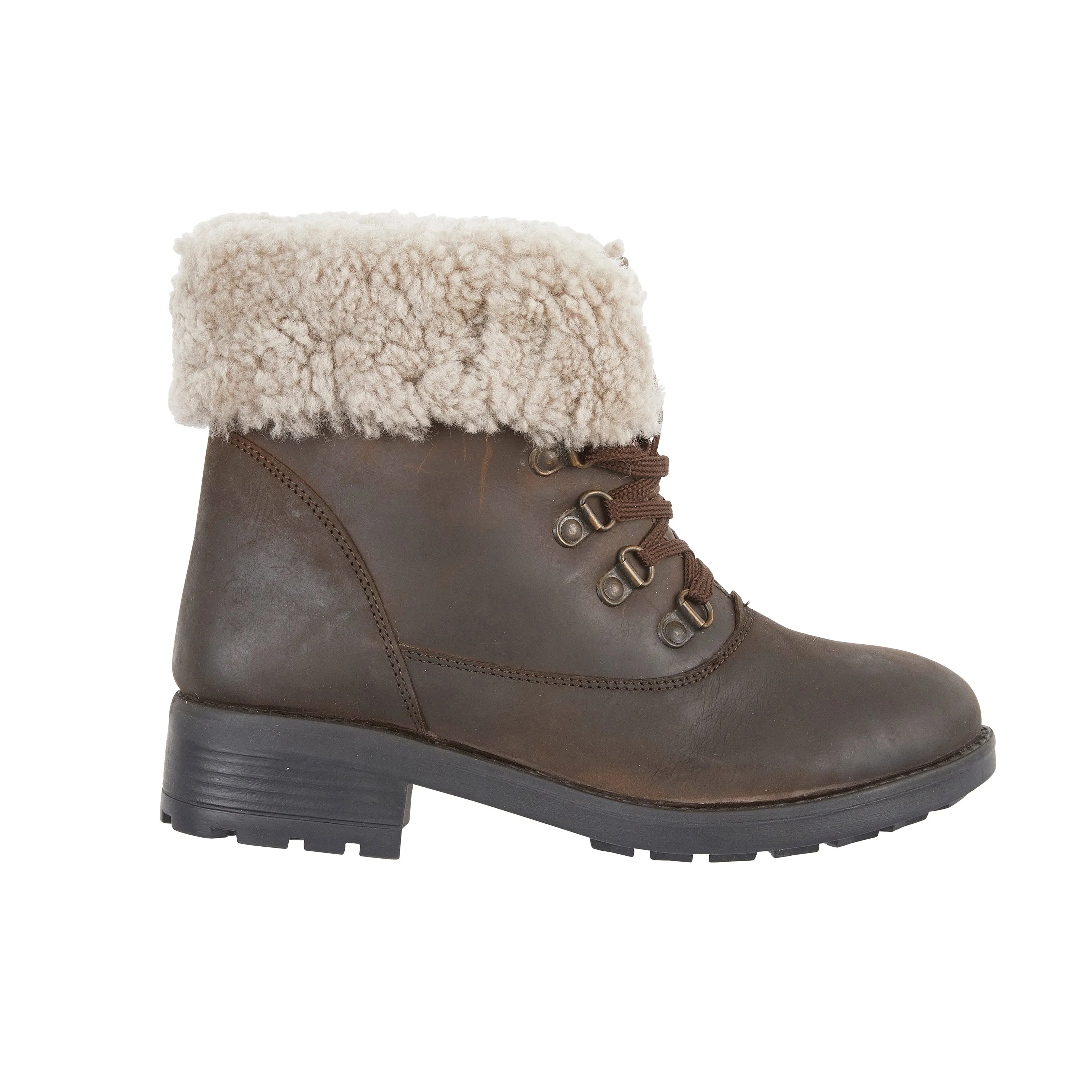 STOWE Womens Leather Sheepskin Boots