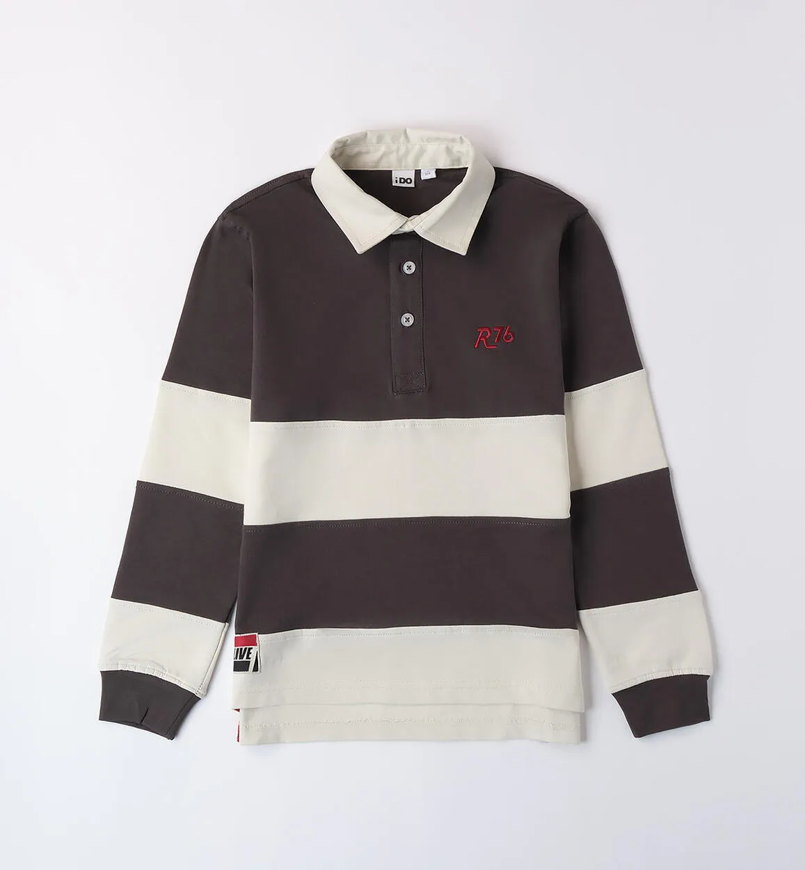 Striped polo shirt for boy