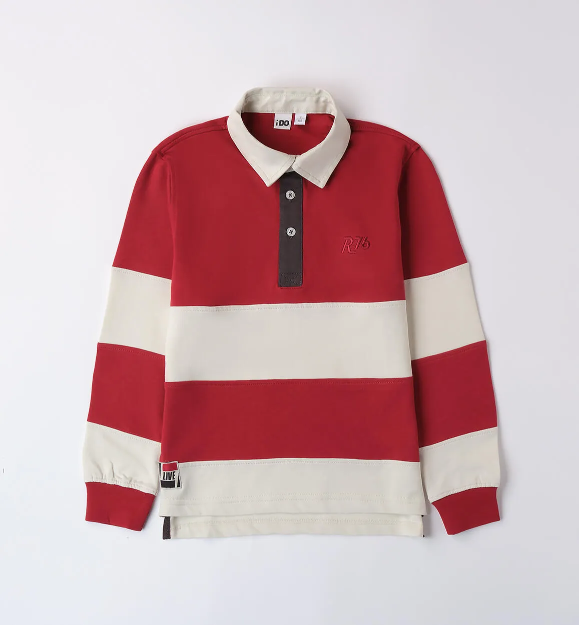 Striped polo shirt for boy