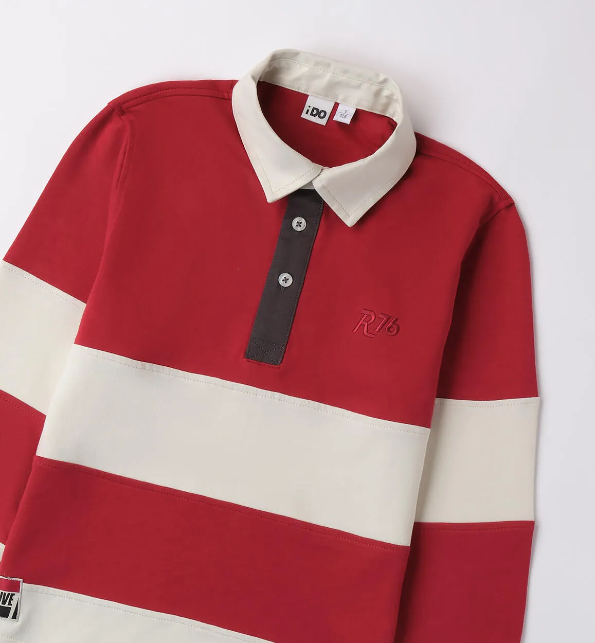 Striped polo shirt for boy