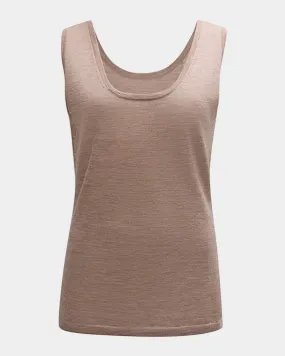 Superfine Cashmere Tank Top