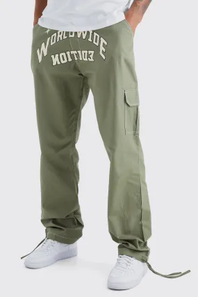 Tall Relaxed Ripstop Cargo Worldwide Print Pants