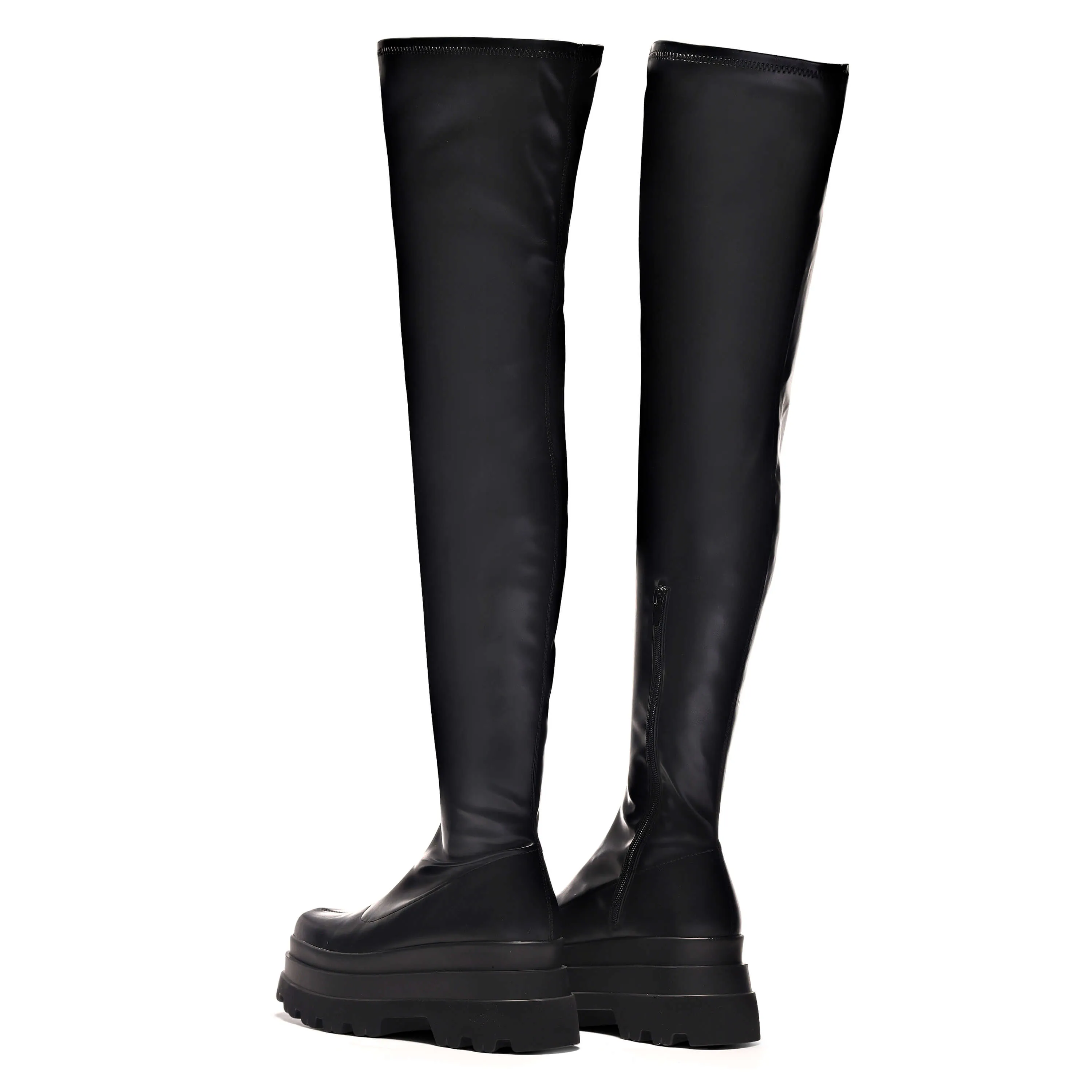 The Elevation Stretch Thigh High Boots