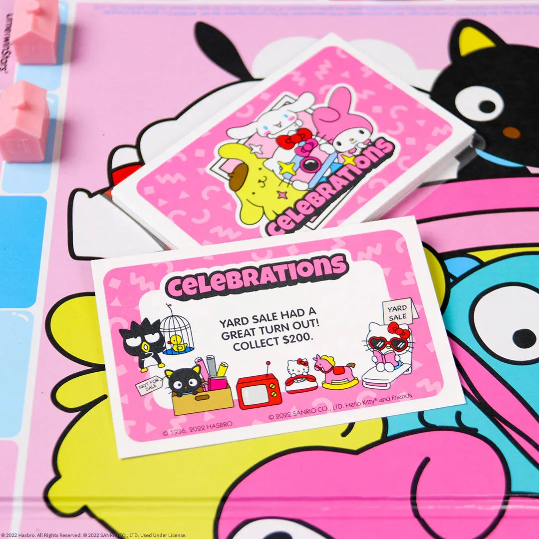 The OP Games Monopoly: Hello Kitty & Friends Board Game