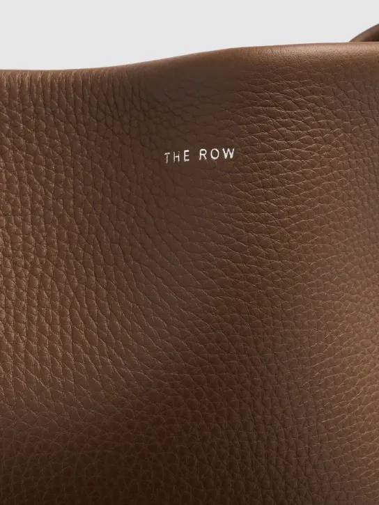 The Row   Large N/S Park grain leather tote bag 