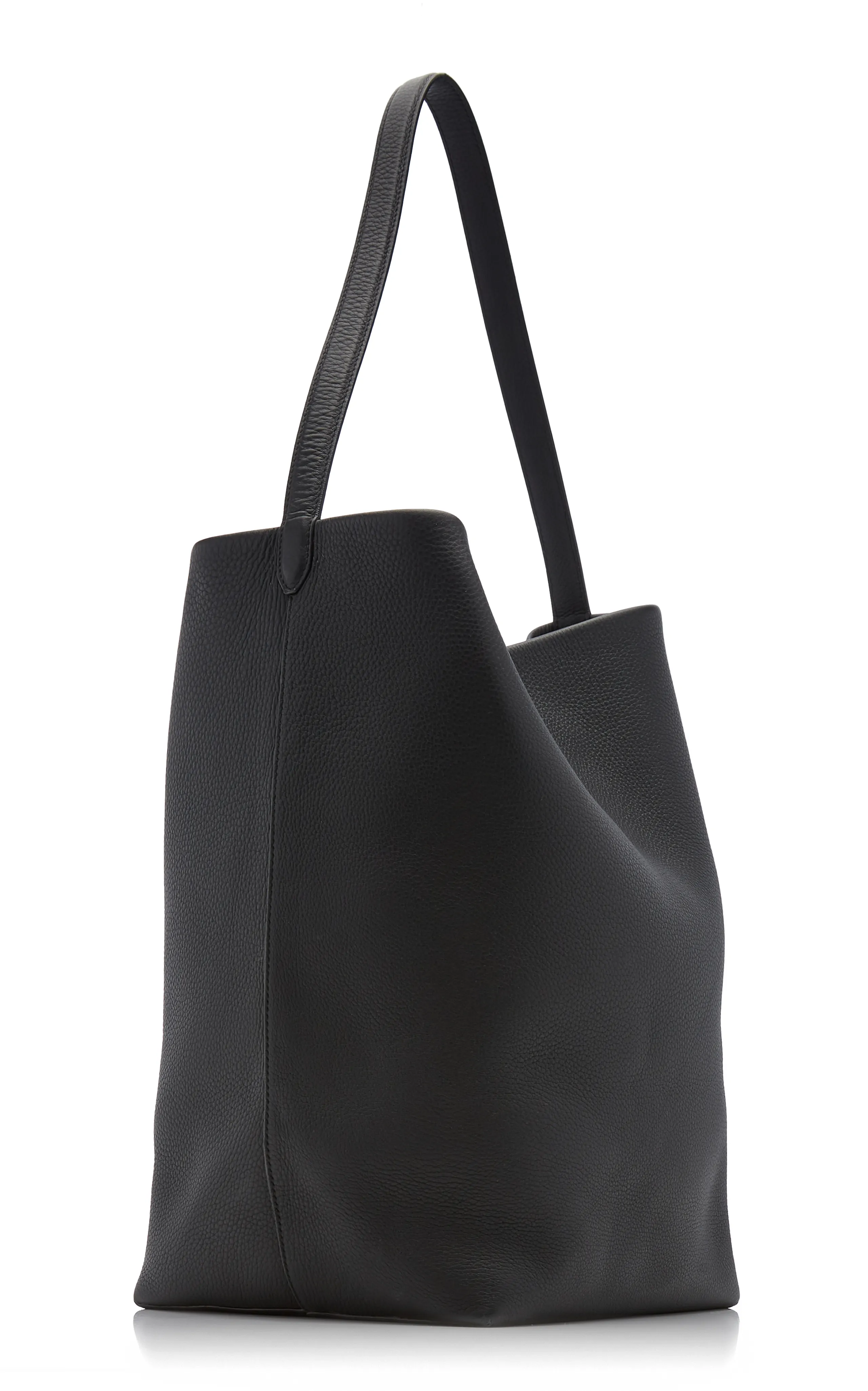 The Row Large Park N/S Leather Tote Bag