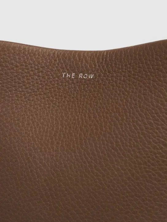 The Row   Small N/S Park grain leather tote bag 