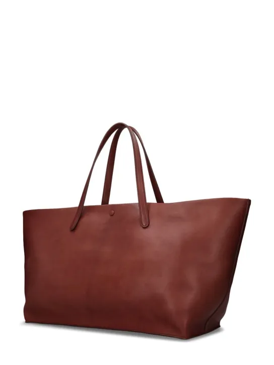 The Row   XL Idaho saddle leather tote bag 