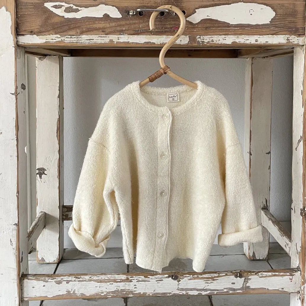 Toddler Soft Knit Cardigan (2-7y) - Cream