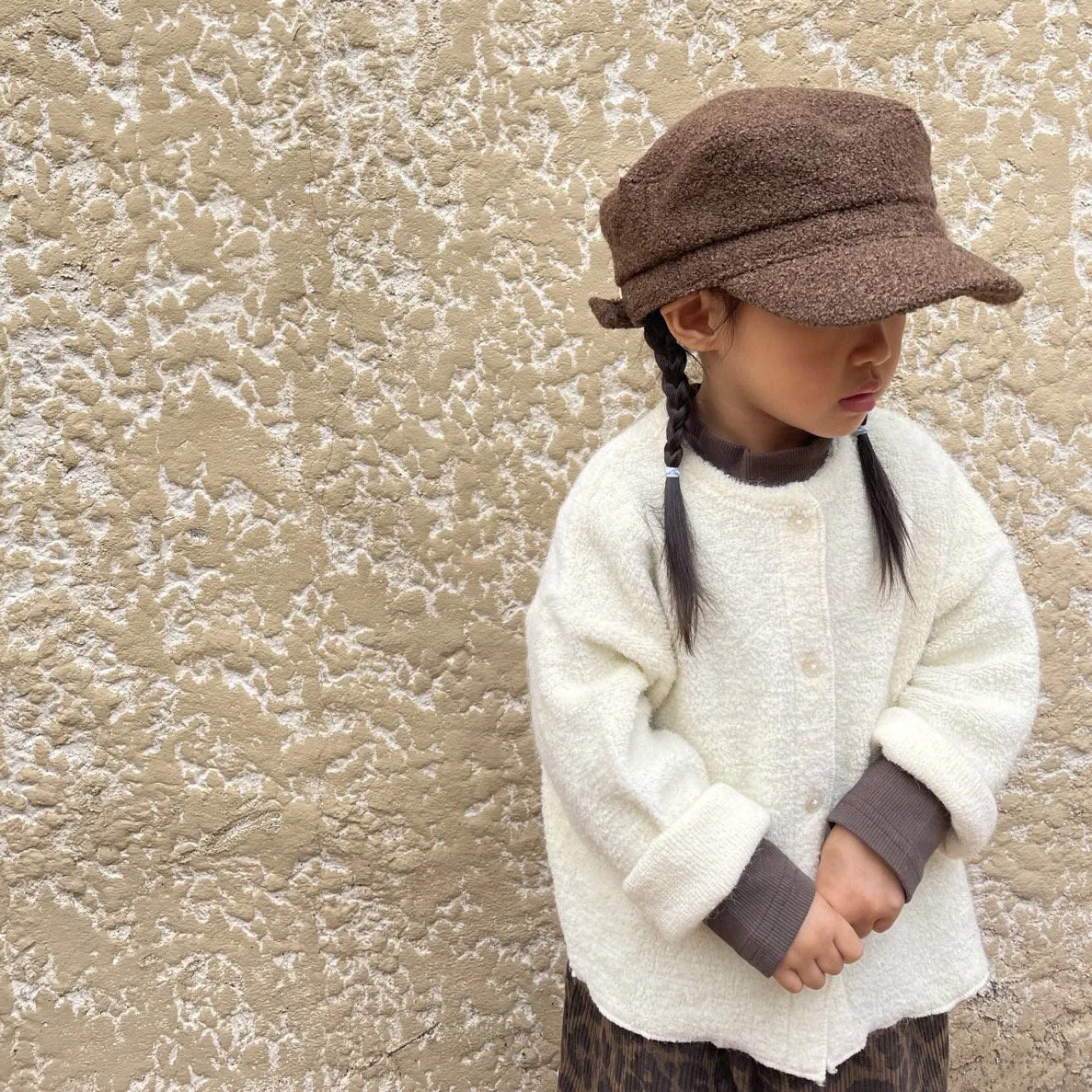 Toddler Soft Knit Cardigan (2-7y) - Cream