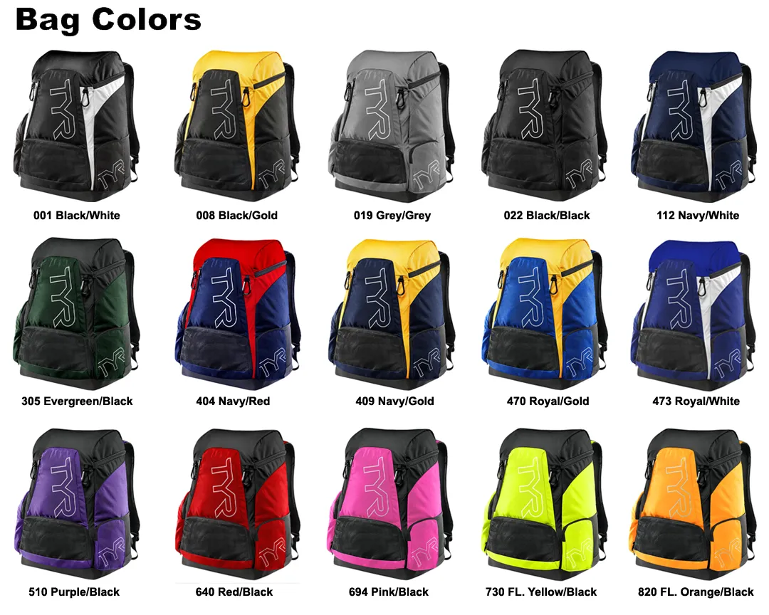 TYR Alliance 45L Backpack with Free Embroidery Options