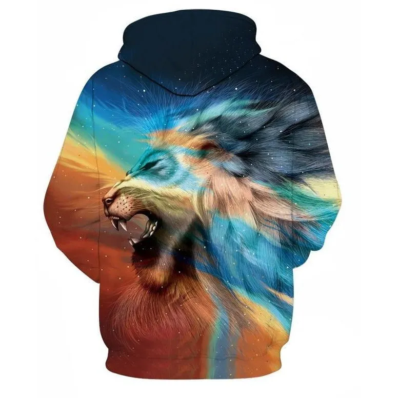 Unisex Light Prism Lion Hoodie