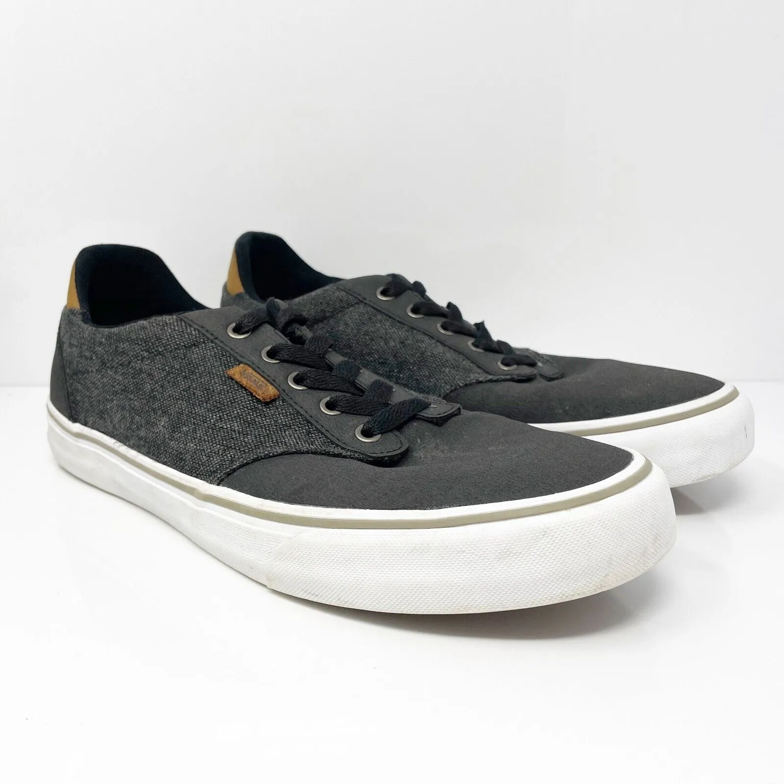 Vans Mens Atwood Deluxe 500714 Black Casual Shoes Sneakers Size 11.5