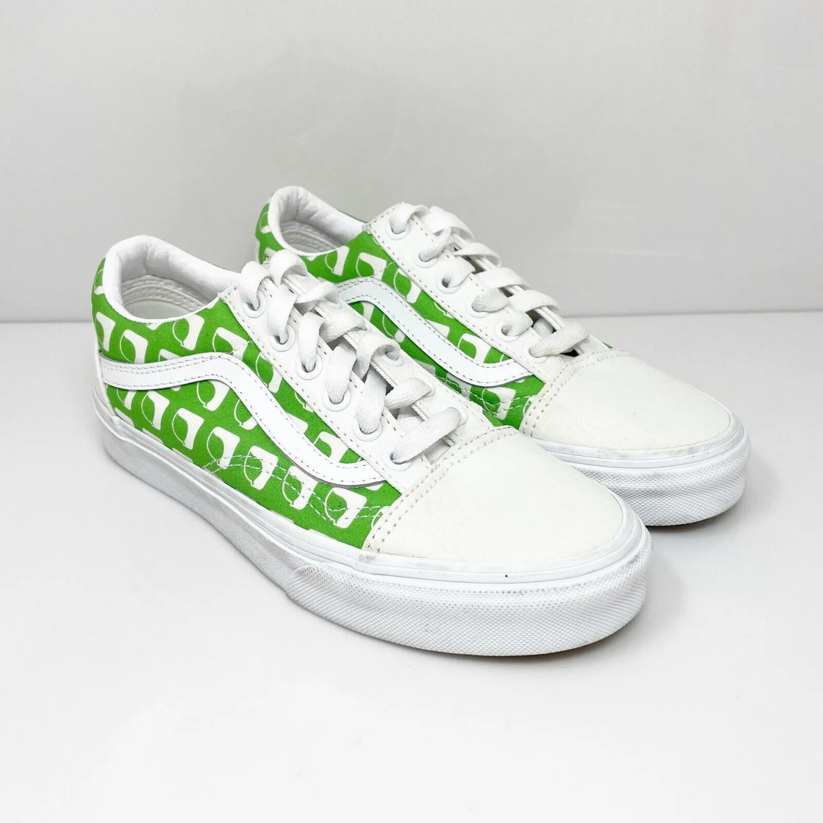 Vans Unisex Off The Wall 721454 White Casual Shoes Sneakers Size M 4.5 W 6