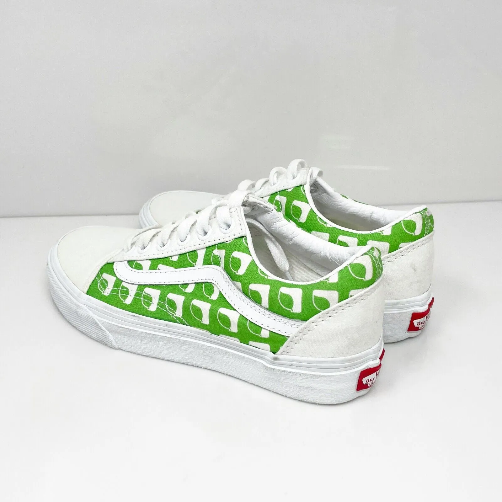 Vans Unisex Off The Wall 721454 White Casual Shoes Sneakers Size M 4.5 W 6