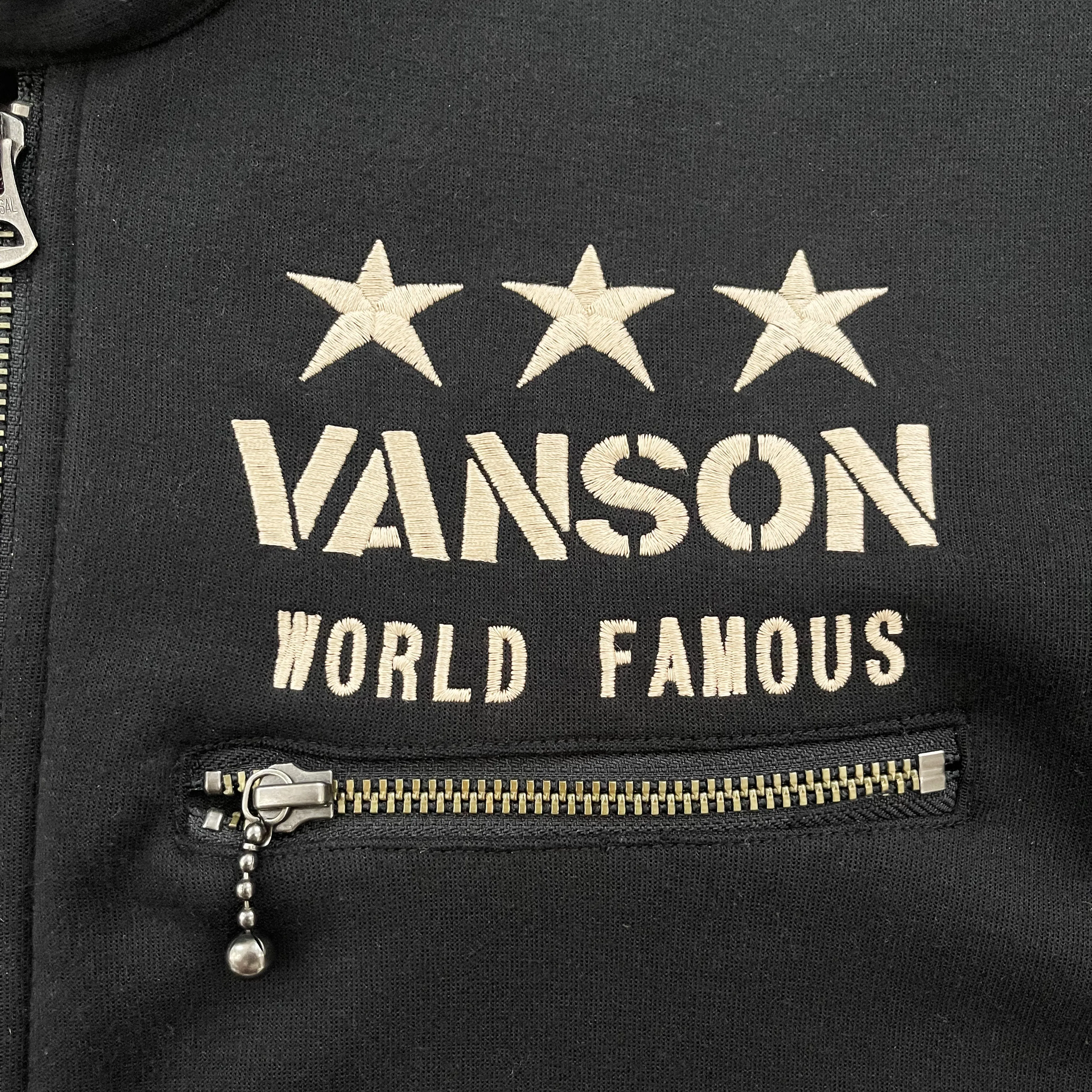 Vanson Leathers Cotton Racer Jacket - M