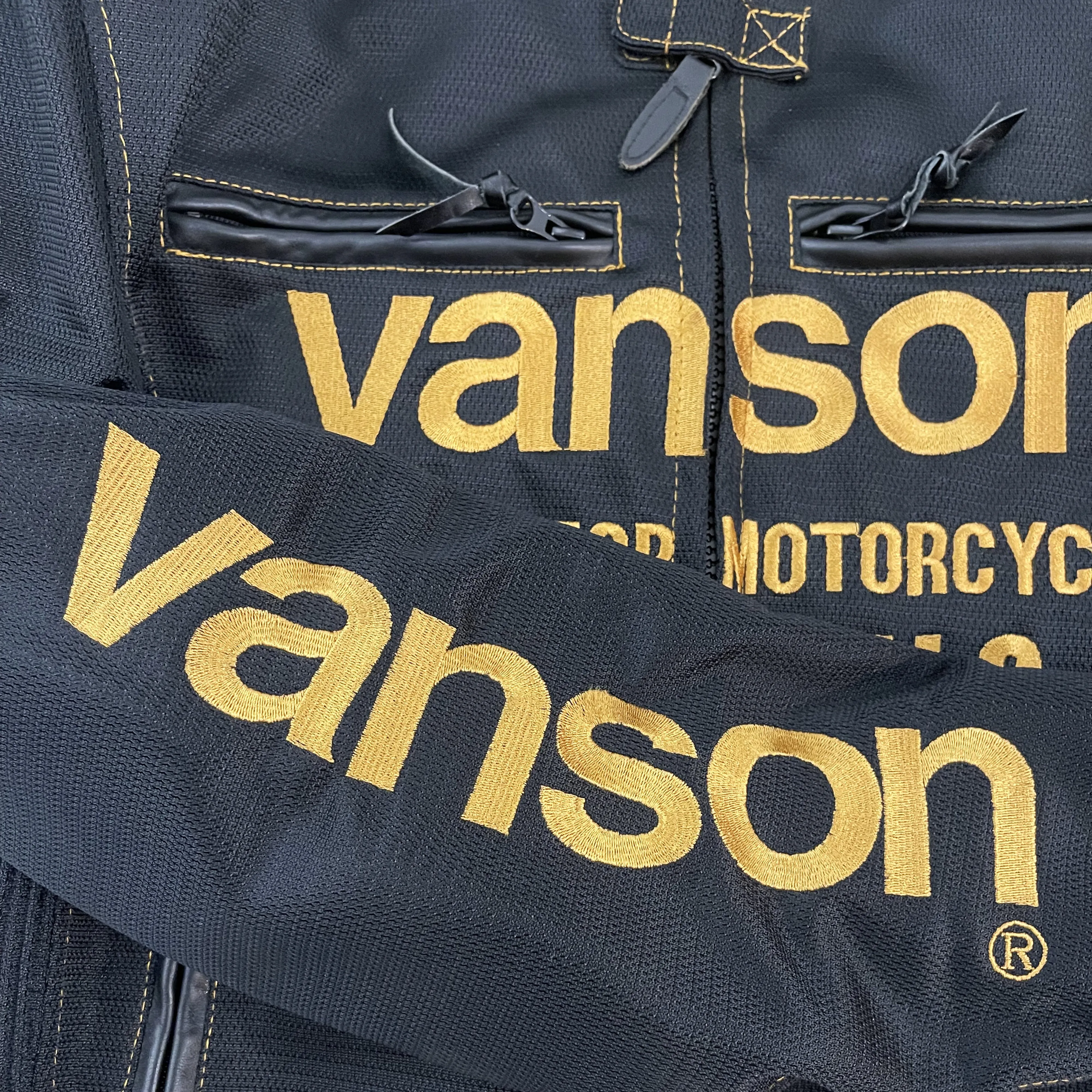 Vanson Leathers Motorcycle Racer Jacket - M