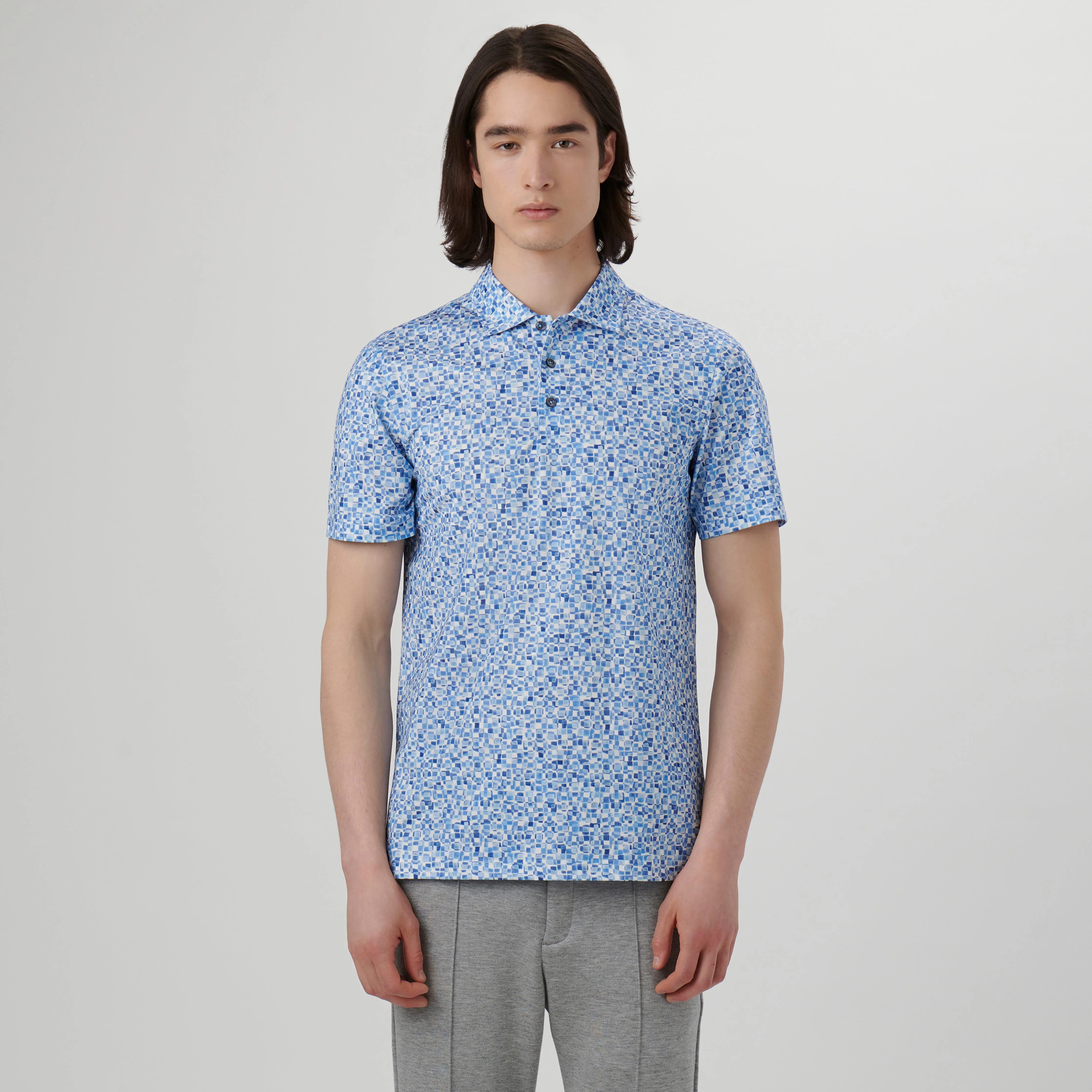 Victor Mosaic Print OoohCotton Polo