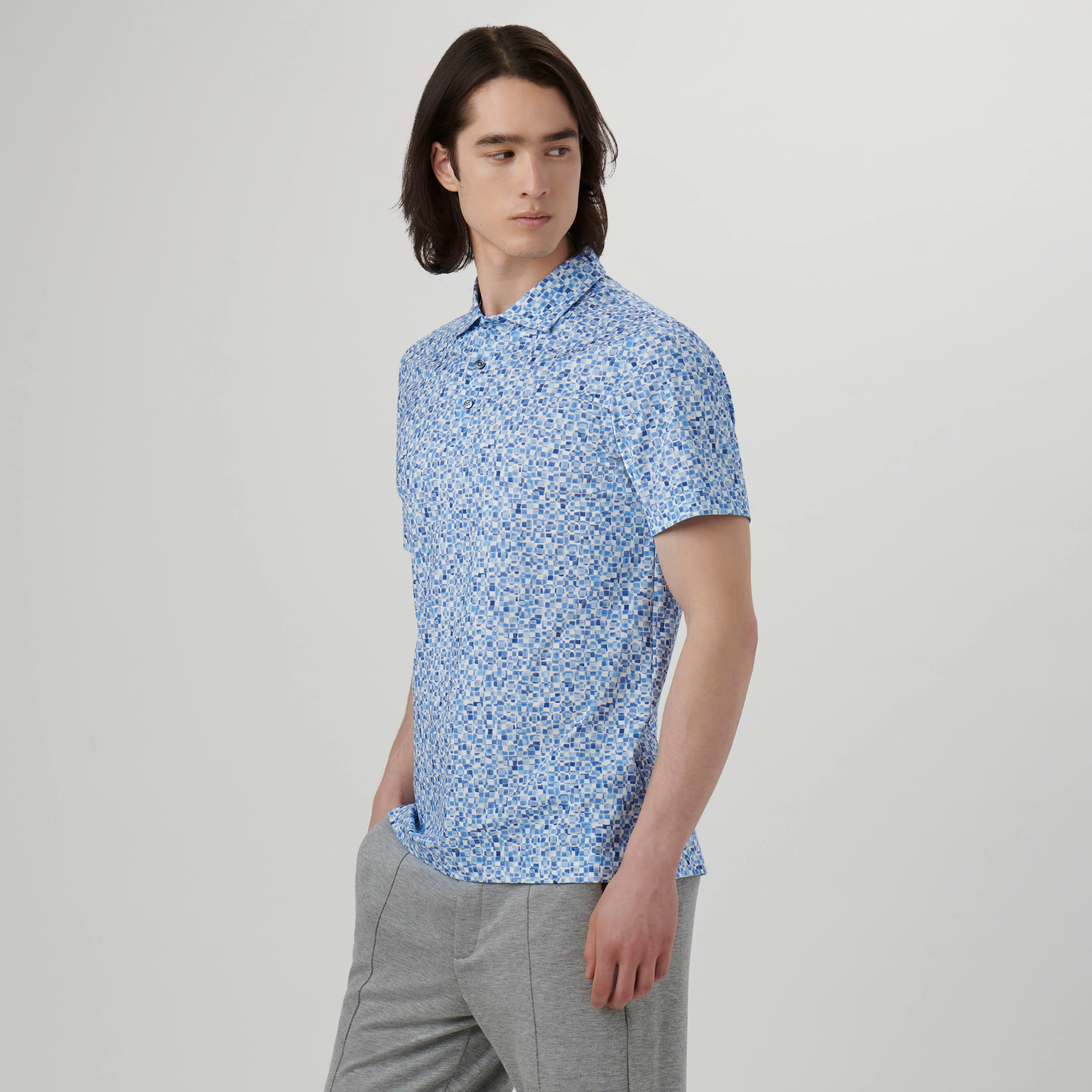 Victor Mosaic Print OoohCotton Polo