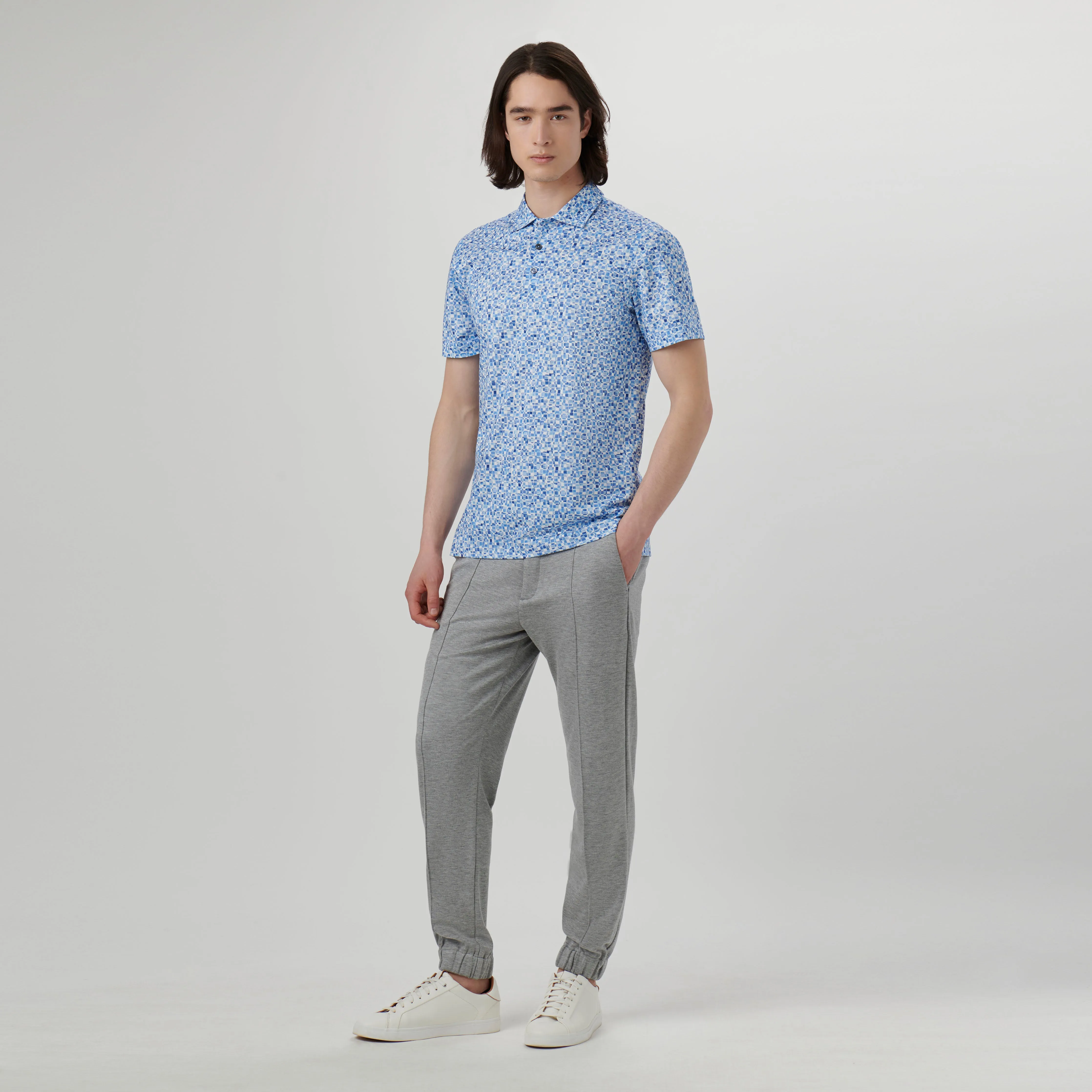 Victor Mosaic Print OoohCotton Polo