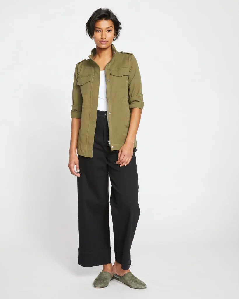 Vineyard Stretch Cotton Twill Jacket - Ivy