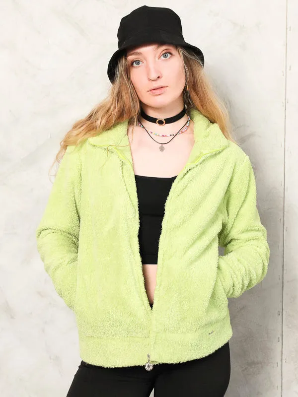 Vintage 2000's Fuzzy Y2K Women Cardigan