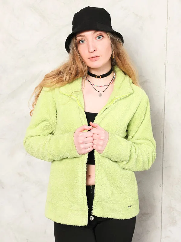 Vintage 2000's Fuzzy Y2K Women Cardigan