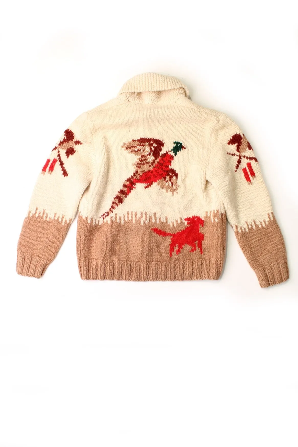 Vintage Cowichan Hunting Cardigan