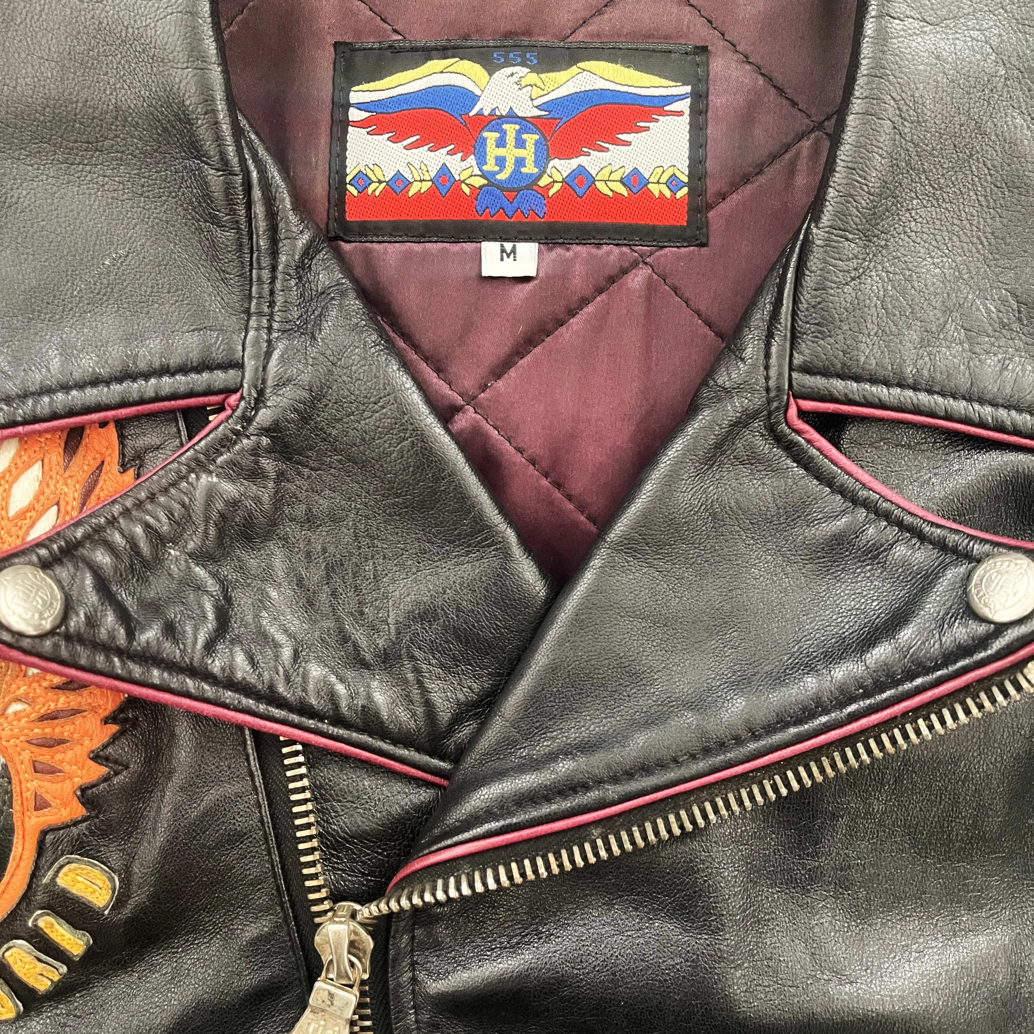 Vintage Jeff Hamilton Leather Biker Jacket