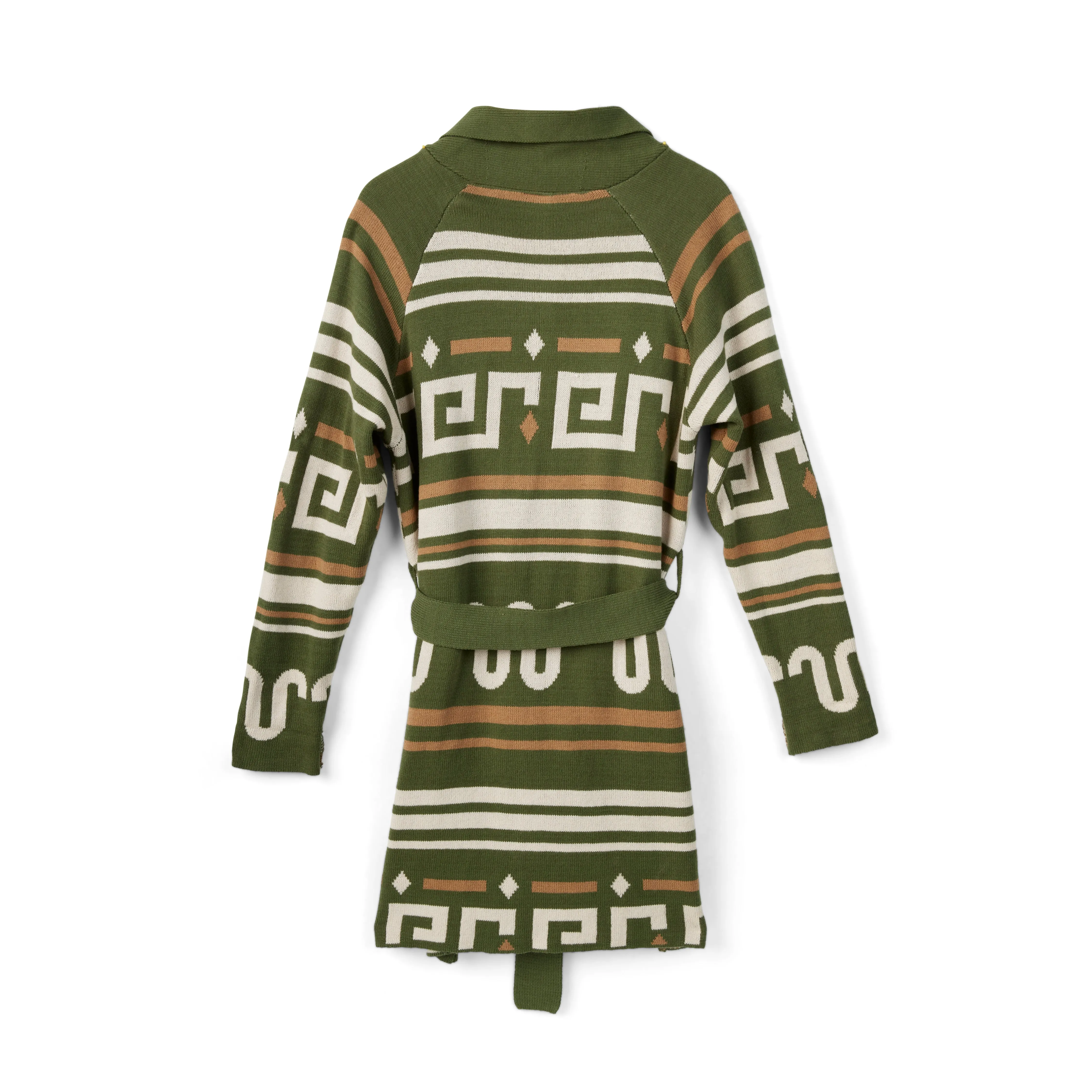 Women's Blanket Pattern Long Cardigan