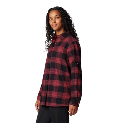 Women's Columbia Plus Size Holly Hideaway Flannel Long Sleeve Button Up,Fashion