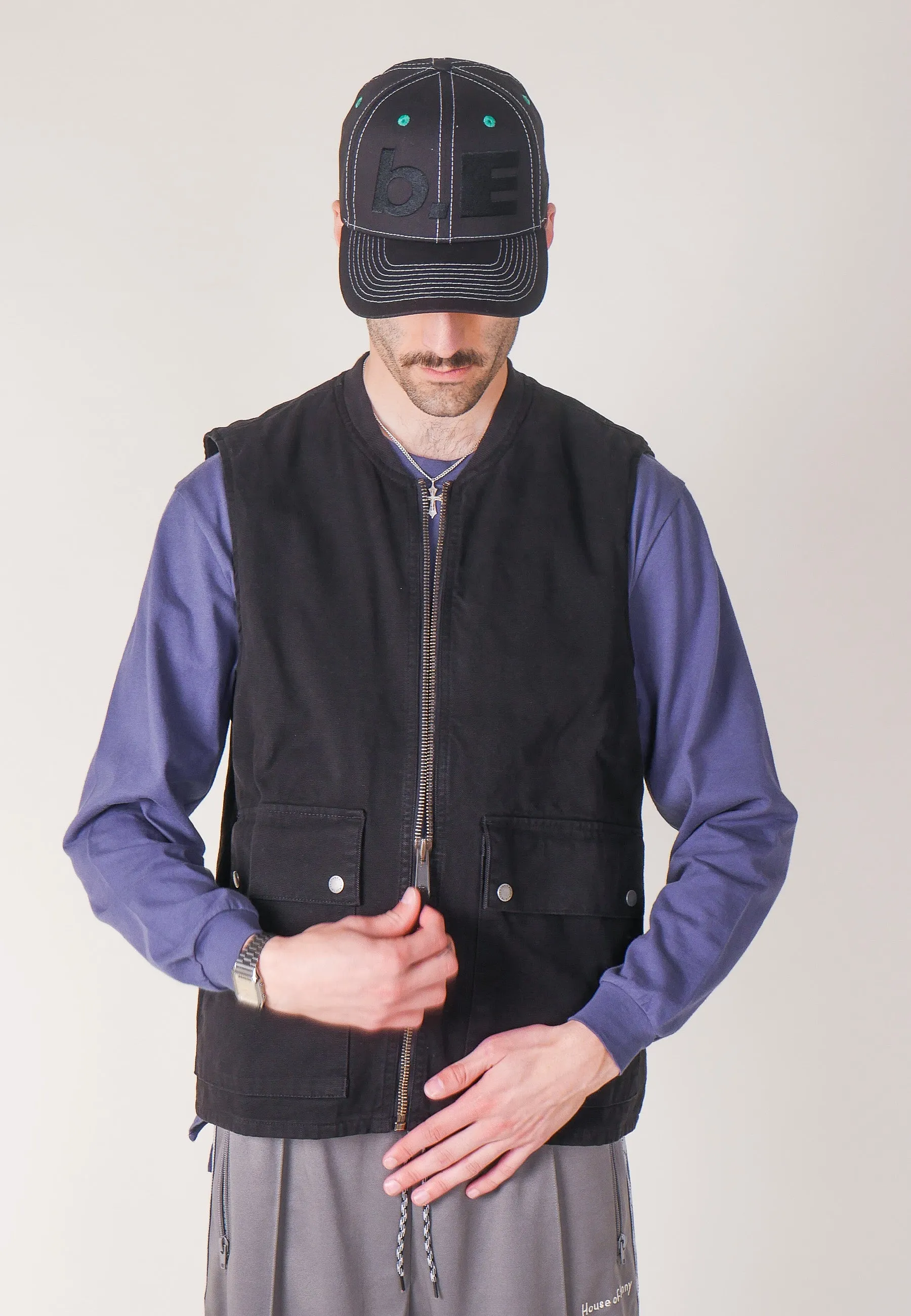 Workers Vest - black duck