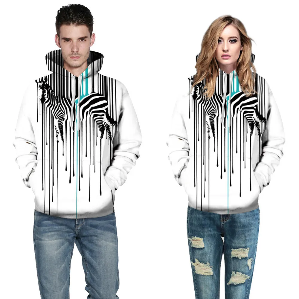 Zebra Art Hoodie